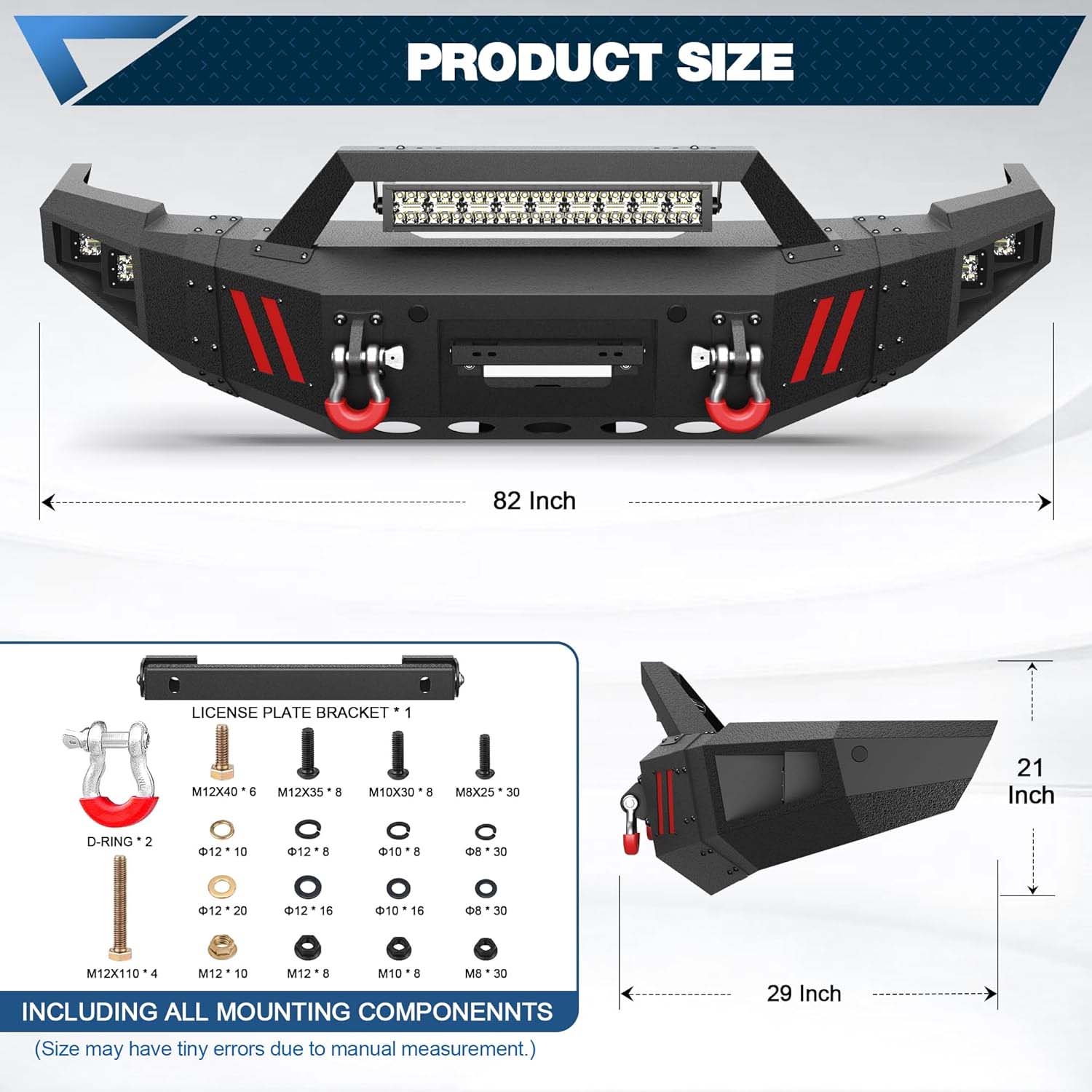 2010 - 2018 RAM 2500 3500 Front Steel Bumper - Image 6