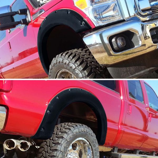 2011 - 2016 Ford F250 F350 Pocket Style Fender Flares - Image 5