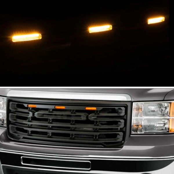 2011 - 2014 GMC Sierra 2500 / 3500 Grille w/ LED - Image 4