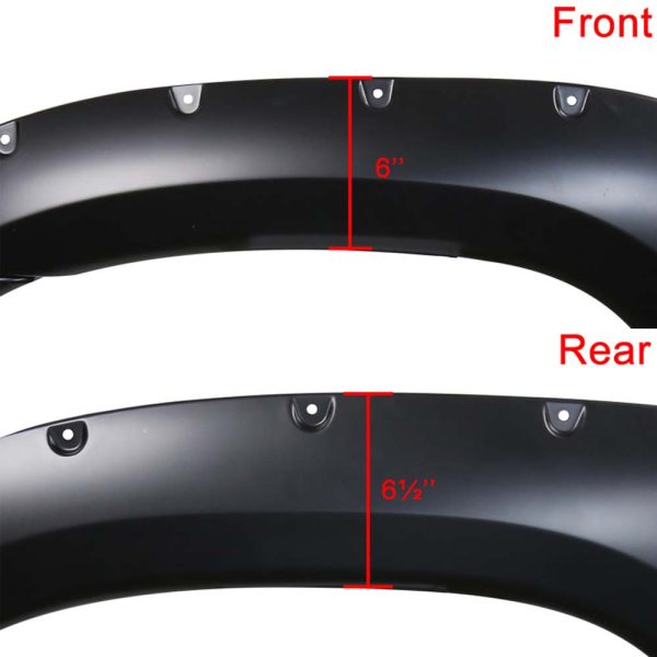 2012 - 2015 Toyota Tacoma Pocket Style Fender Flares (6ft Box) - Image 2