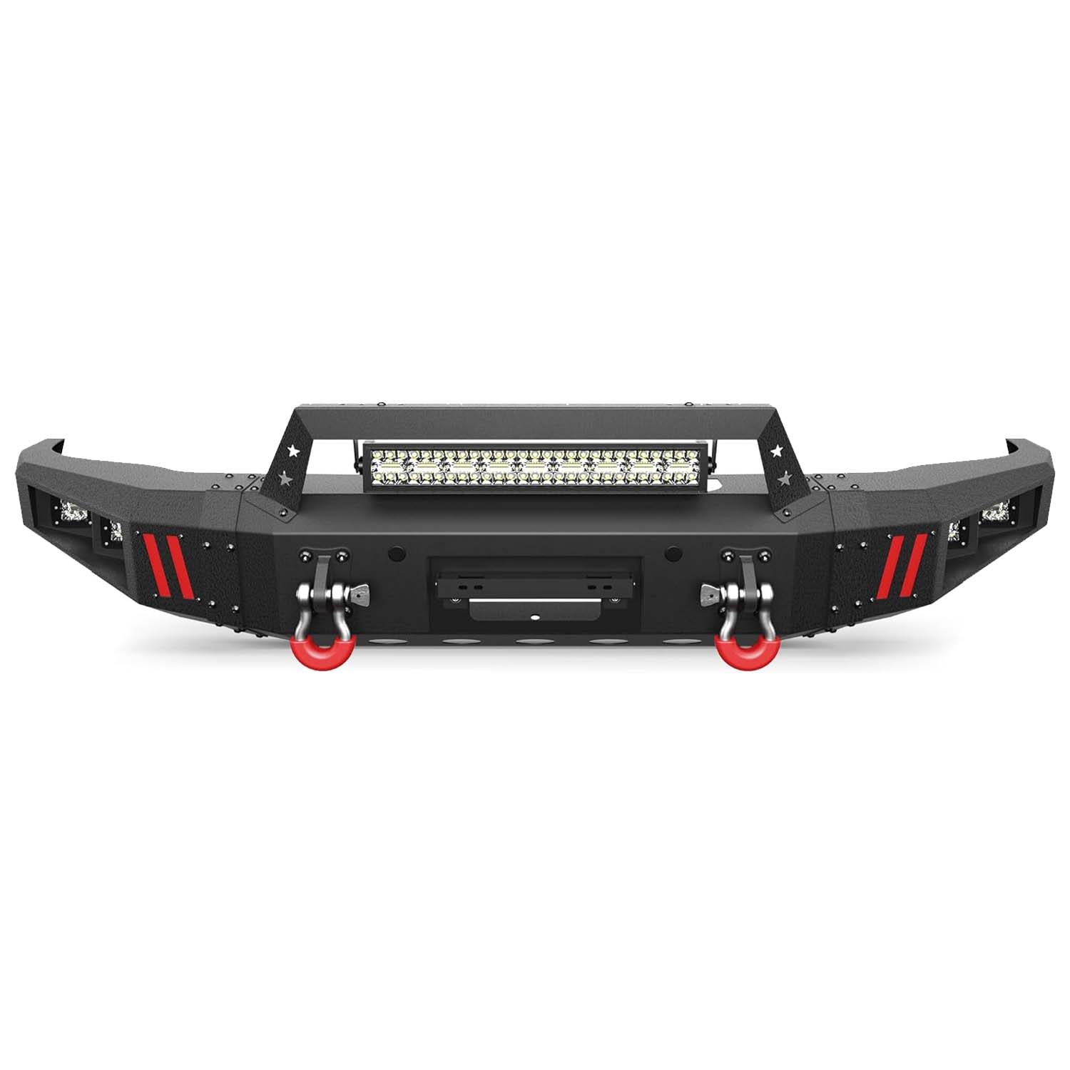 2014 - 2018 Tundra Steel Front Bumper With LED Lights