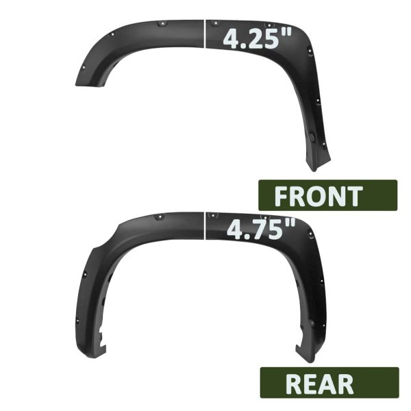 2014 - 2021 Toyota Tundra Pocket Style Fender Flares - Image 2