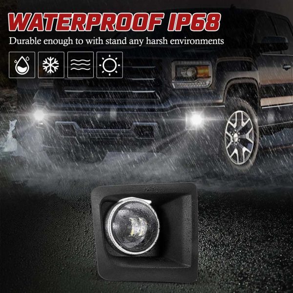 2014-2015 GMC Sierra 1500 LED Fog Lights - Image 2