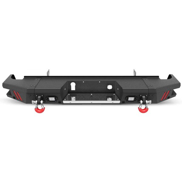 2015 - 2019 GMC Sierra Chevrolet Silverado 2500 3500 Steel Rear Bumper W/ LED Lights