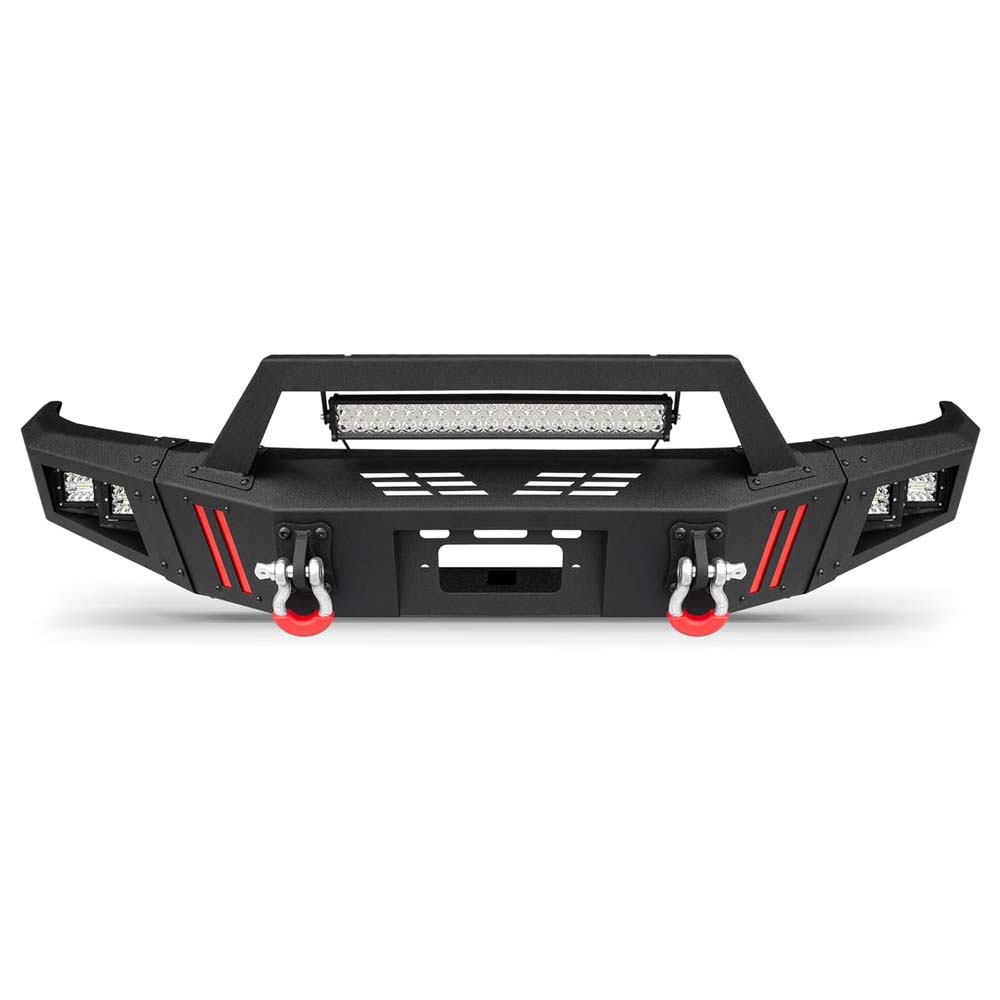 2009 – 2014 F-150 Steel Front Bumper With LED Lights