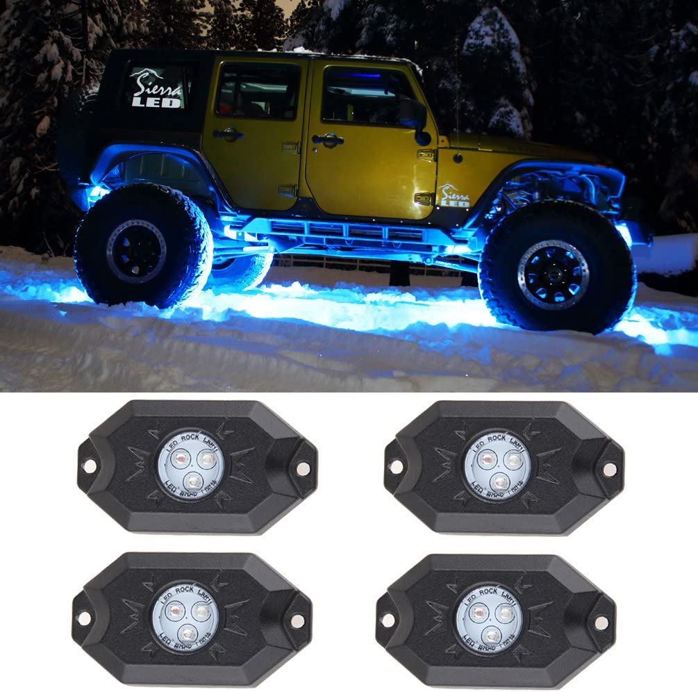 RGB ROCK LED LIGTH 4PODS Bluetooth Conection-Music Mode