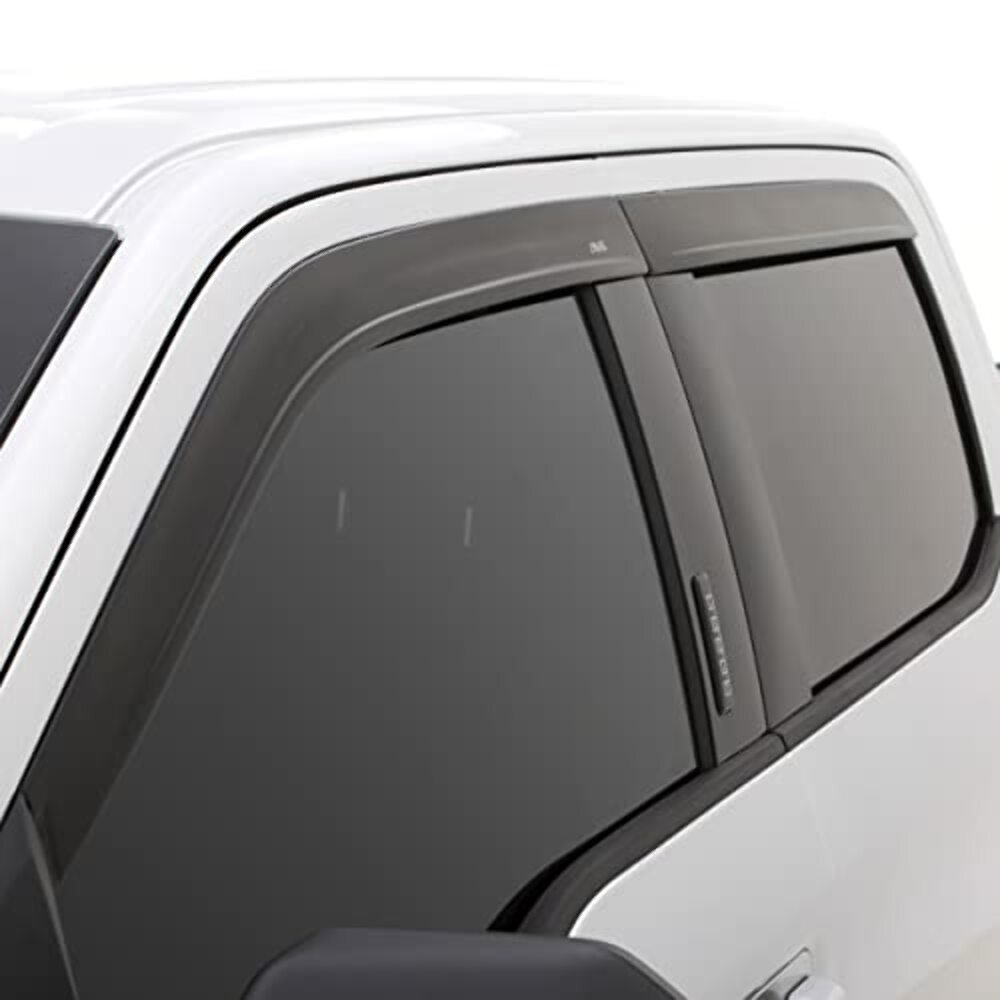 09-18 Dodge RAM 1500 Crew Cab Window Visor In-Channel Window Deflectors 4pc – Matte Black