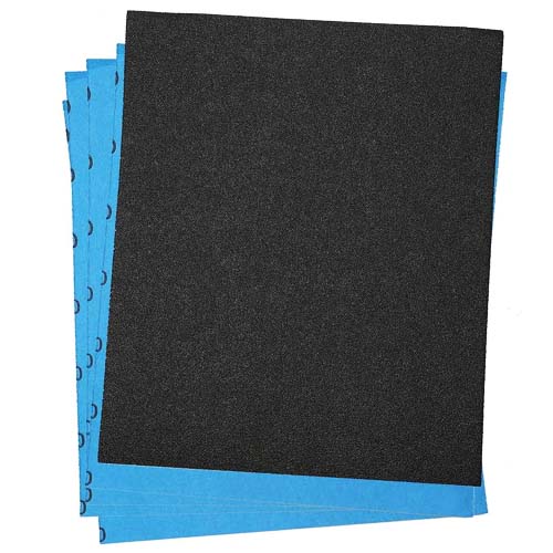 9 x 11 Inch Wet and Dry Sandpaper Sheets Quality Sanding (Pack of 5)