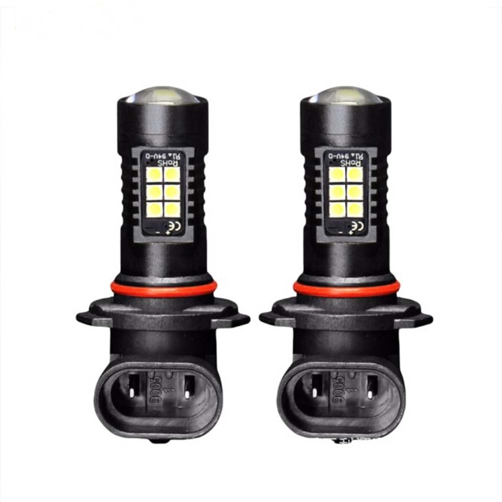 H8 H11 LED Fog Light Bulbs DRL 2700 Lumens Super Bright 2835 26-SMD 12V H16 LED Bulbs Replacement for Cars, Trucks, 6000K Xenon White H11-3030-21SMD