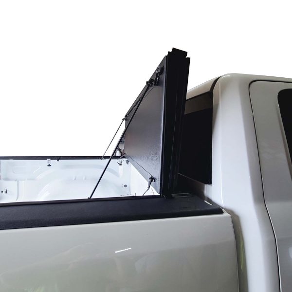 Flip Back Hard Low Profile Tonneau Cover for 2020 - 2024 Chevrolet Silverado / GMC Sierra 2500HD 3500HD (6.9ft Bed)