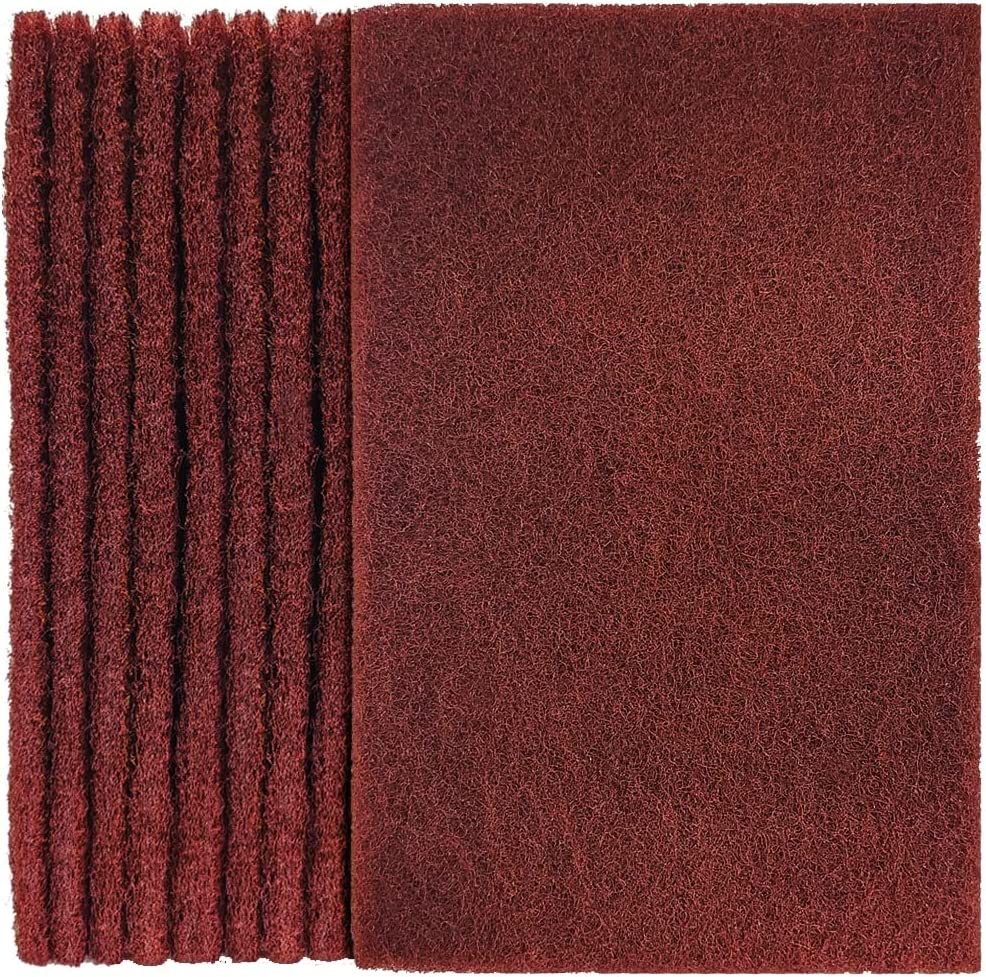 Non-Woven Abrasive Hand Pad Maroon Very Fine (Pack of 3)