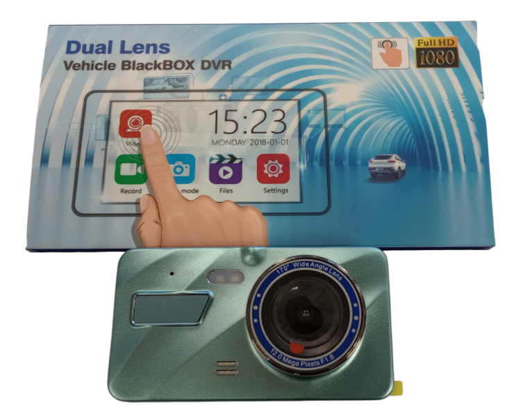Dual Dash Cam Full HD 1080P 170° Dash Camera 4.0 Inch Display, Screen Dash Cam Front and Rear, Dashboard Car Camera with G-Sensor, Loop Recording, Parking Monitor