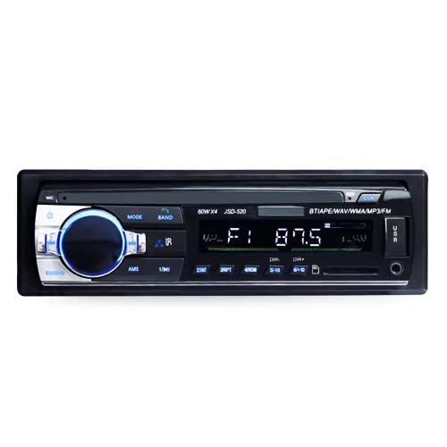 Car Stereo Radio 60Wx4 Output Bluetooth FM MP3 Stereo Radio Receiver Aux with USB SD