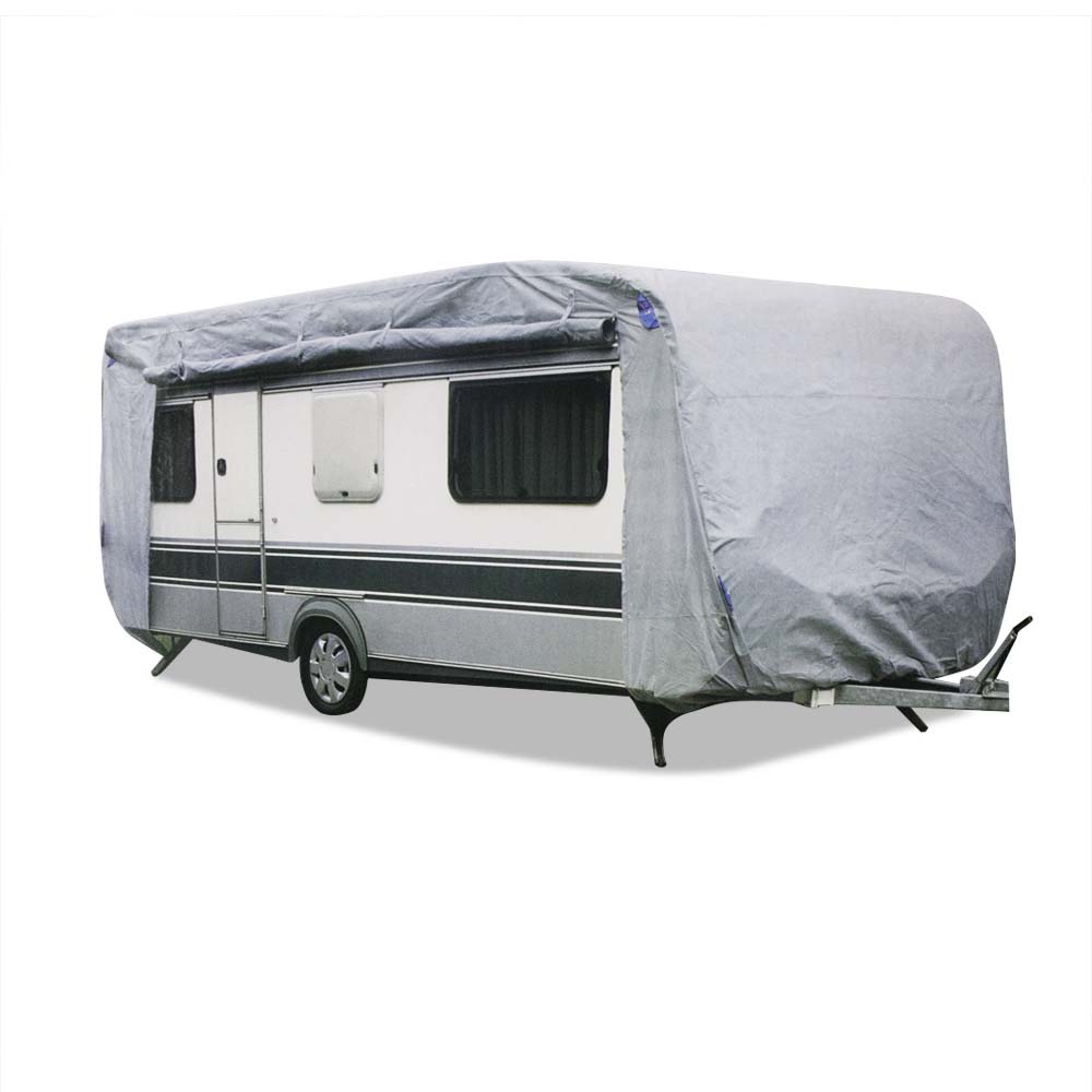 24′ High Quality Grey Non-Woven Waterproof RV Trailer Cover