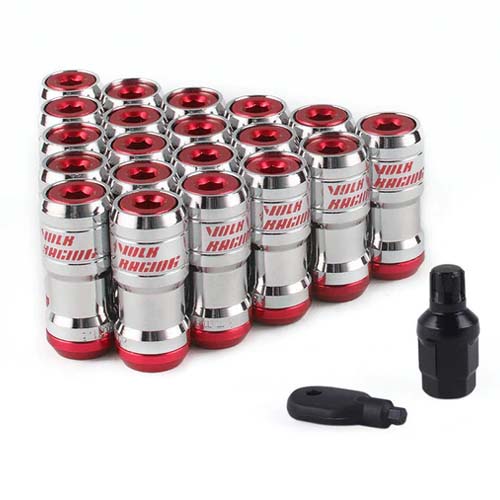 Volk Racing Concealed Heptagon Steel Wheels Lock Lug Nuts