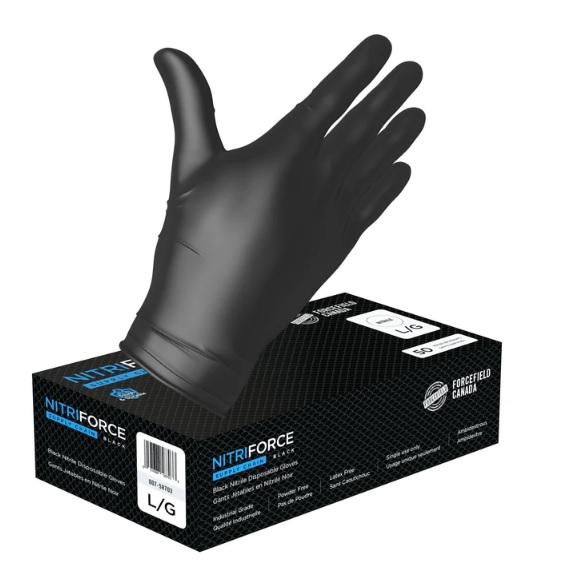 NitriForce Supply Chain Textured Nitrile Disposable Gloves