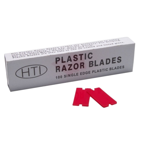 HTI Plastic Razor Blades -100