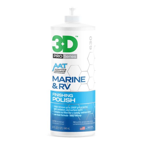 3D MARINE FINISHING POLISH 32OZ