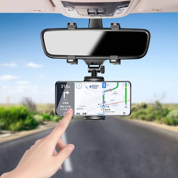 KAKU Car Rear View Mirror Mobile Phone Holder Mount