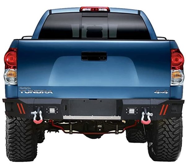 Tundra Truck Rear Bumper with Antiskid Plate  fit Toyota Tundra 2014-2018