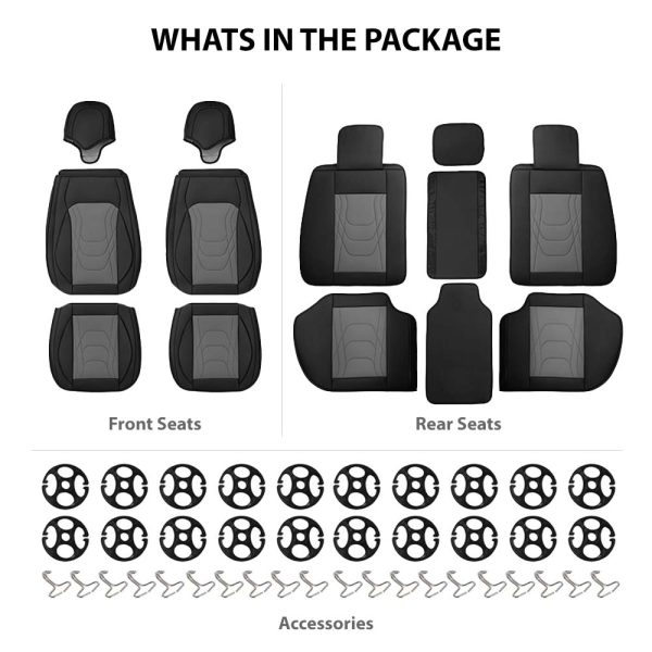 Premium 3D Seat Covers Set for Sedan and SUV - Image 3
