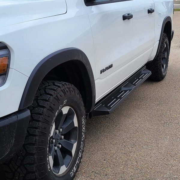 Textured Powder Coated Steel Rocker Slider Running Boards For Dodge Ram / F150 - Image 2