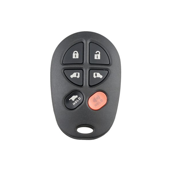 6 Buttons 315Mhz Smart Keyless Entry Car Fob Remote Key For Toyota Sienna GQ43VT20T