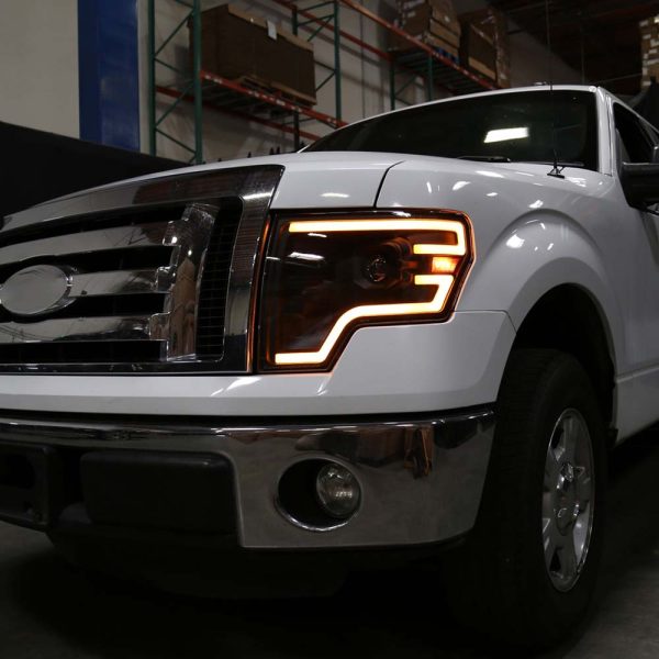 2009-2014 Ford F-150 Projector Headlight Assembly w/ LED - Image 11