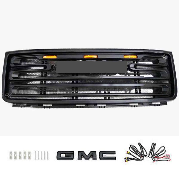 2007 - 2013 GMC Sierra 1500 Grille w/ LED - Image 2