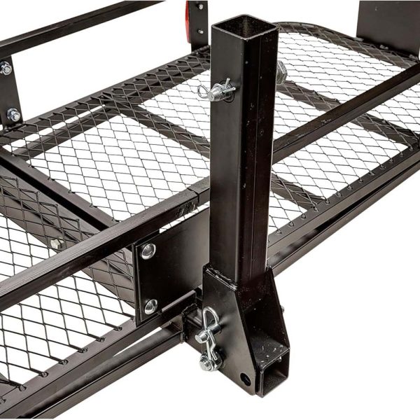 Hitch Mounted Folding Cargo Carrier 500lbs 2 inch Receiver - Image 3