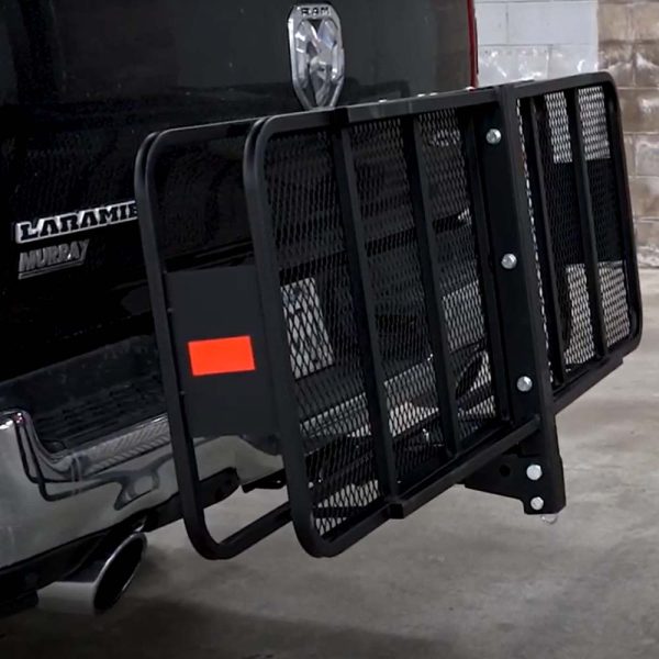 Hitch Mounted Folding Cargo Carrier 500lbs 2 inch Receiver - Image 6