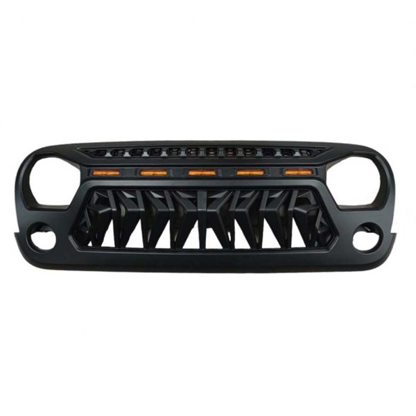 2007 - 2018 Jeep Wrangler JK Grille w/ LED