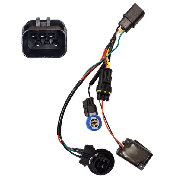 Led Tail Light Conversion Harness Set Convert or Upgrade Cable Harness for Dodge Ram Tail Light Harness Adapter