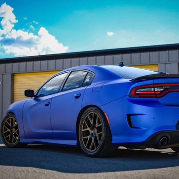 Satin Chrome Silk Ultramarine Vinyl Wrap - Image 3