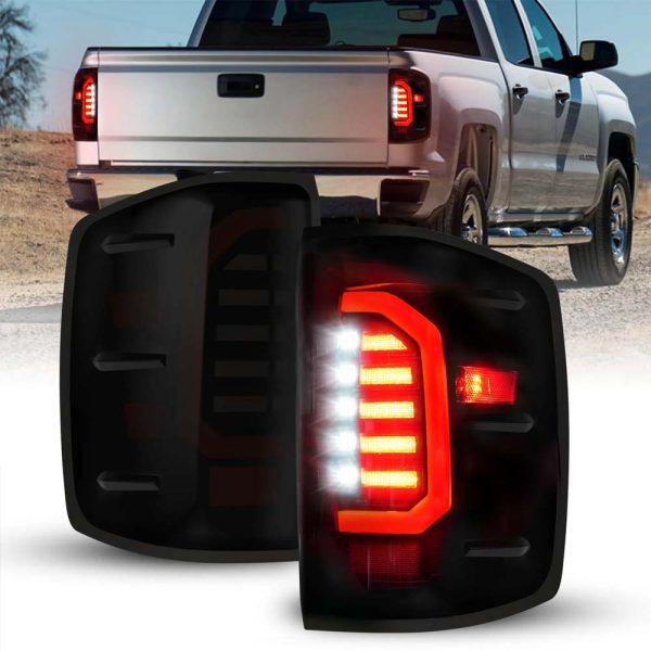 Tail Light Assembly for 2014-2018 Chevy Silverado 1500, 2015-2018 Chevy Silverado 2500HD 3500HD Tail Rear Lamp Accessories - Image 6