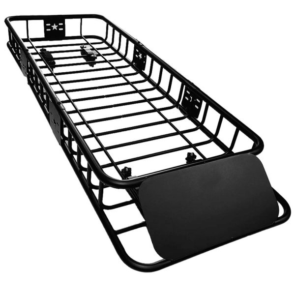 Skinny Roof Rack Mount Cargo Basket 200 Lb.