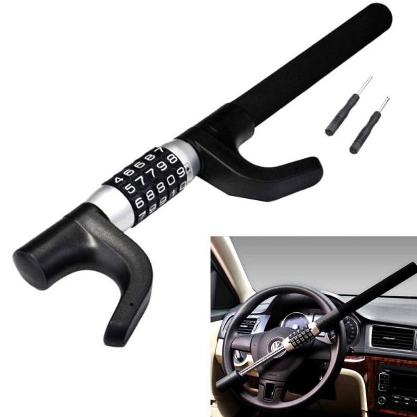 Universal Steering Wheel Lock 5 Digit Combination Anti Theft