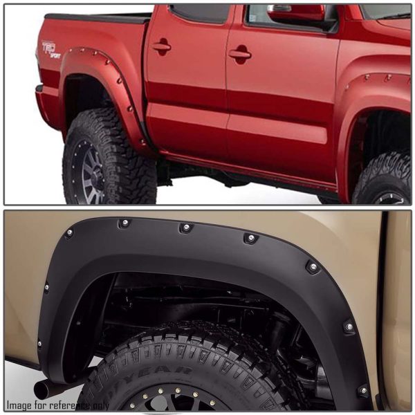 2016 - 2023 Toyota Tacoma Fender Flares - Smooth - Image 2