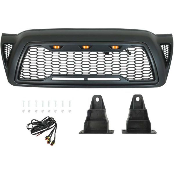 2005 - 2011 Toyota Tacoma Grille With Lights - Image 4