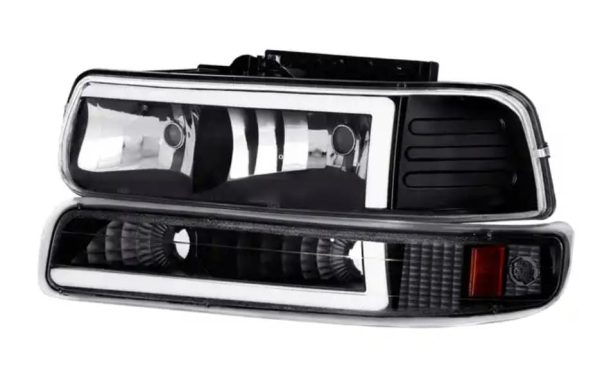 1999-2002 CHEVROLET SILVERADO 1500 LED Bar Fabric Style Headlight Assembly