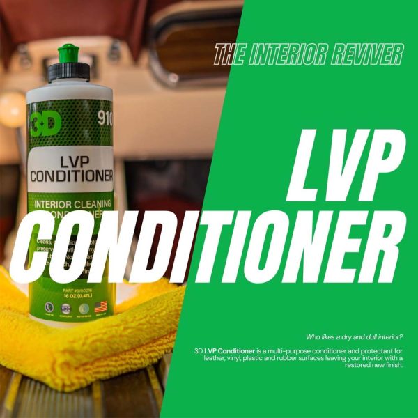 3D LVP Conditioner Restore and Condition Vehicle's Leather, Vinyl and Plastic - Image 2