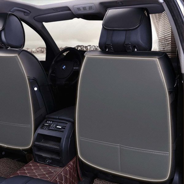 Car Seat Covers with Waterproof PU Leather, Vehicle Cover for Cars SUV Sedan - Image 2