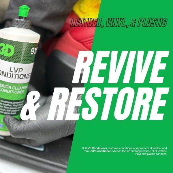 3D LVP Conditioner Restore and Condition Vehicle's Leather, Vinyl and Plastic - Image 5