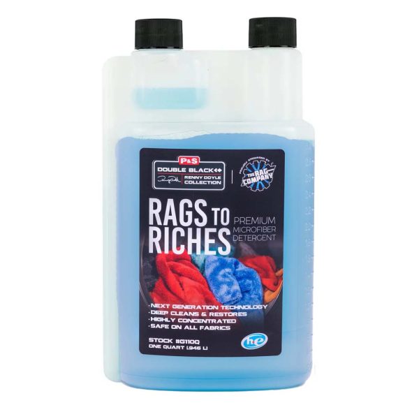 P&S RAGS TO RICHES MICROFIBER DETERGENT 1QT