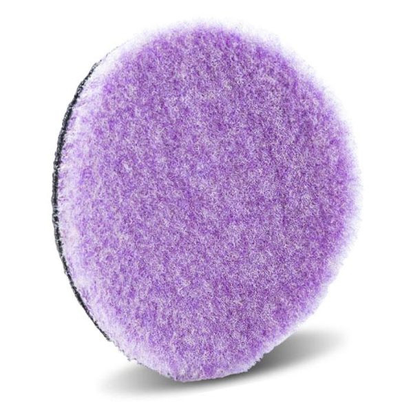 6" Purple Wool Cutting Pad, Wool Buffing and Polishing Pad for Heavy Cut, Car Polisher