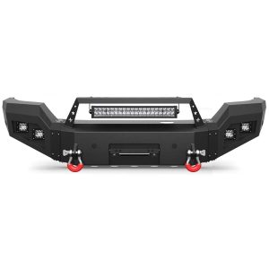 Heavy-duty front steel bumper on 2015 GMC Sierra 2500 HD