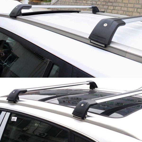 Flush Rail Mount Roof Rack Crossbars 111cm / 47" - Image 6